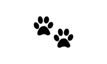 Premium Vector | Dog or cat paw print icon paw print animal paw vector  illustration