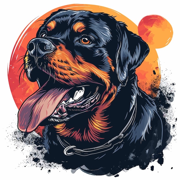 dog character illustration tshirt