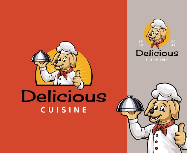 Dog Chef Mascot Logo Design