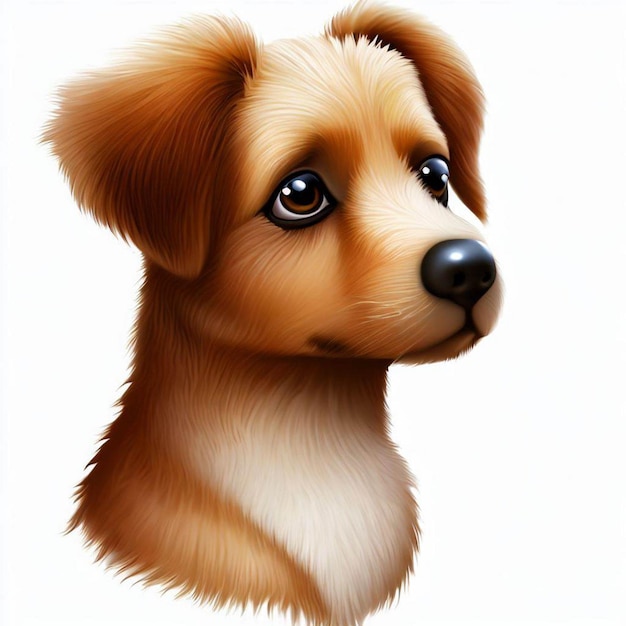 Vector dog clip art design