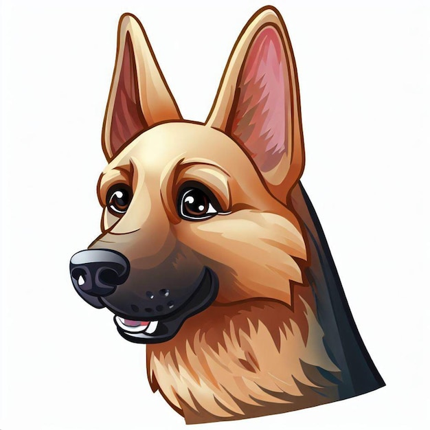 Vector dog clip art design