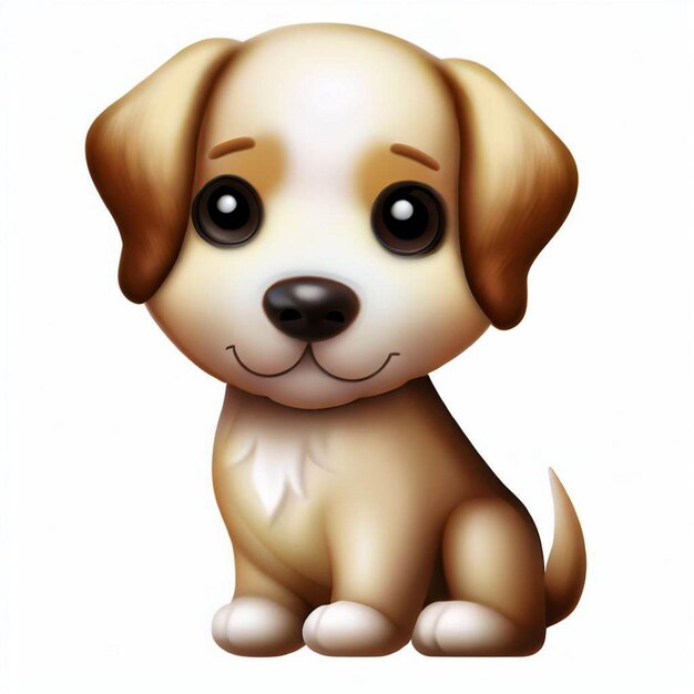 Vector dog clip art design