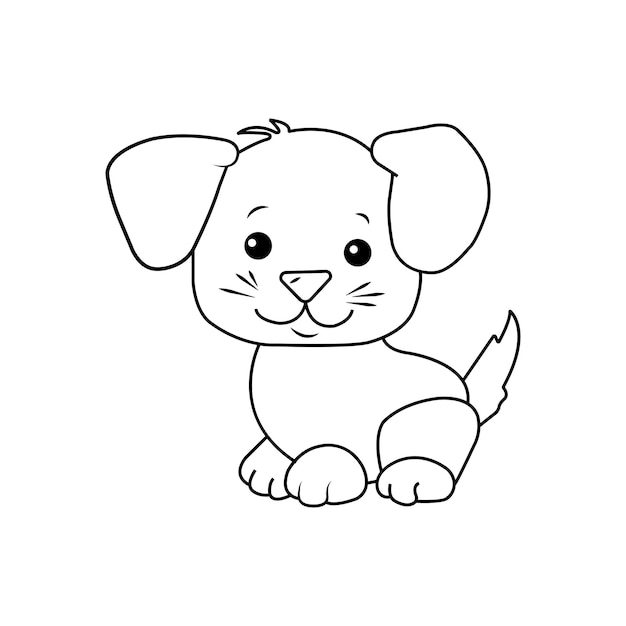 Dog coloring page