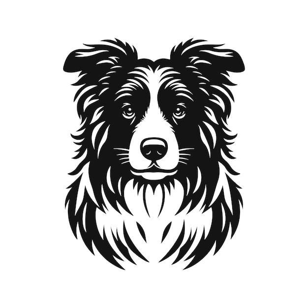 Dog Concept vector Illustration black color