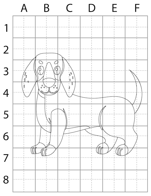 Dog Drawing Page, How to Draw Dogs, Learn to Draw dogs, 동물 드로잉 페이지, 개