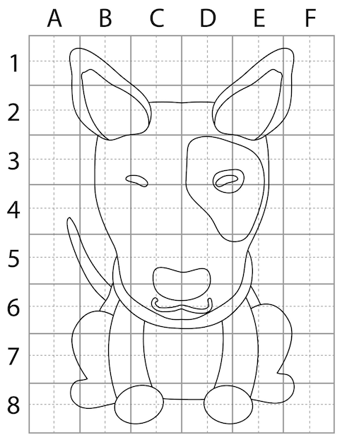 Страница для рисования собак, Как рисовать собак, Учимся рисовать собак, Страницы для рисования животных, Собаки
