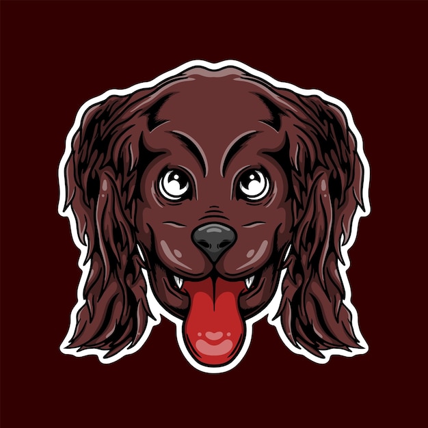 Dog face Vector Art