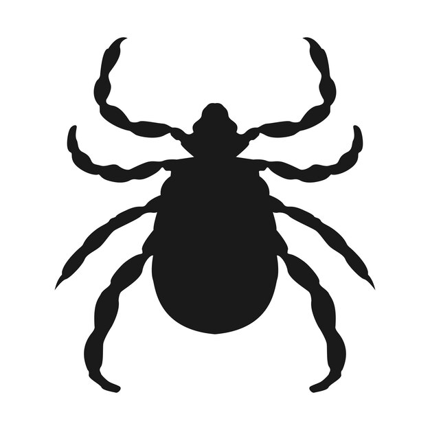 dog flea icon vector