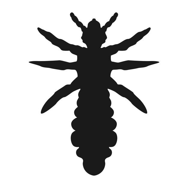 dog flea icon vector