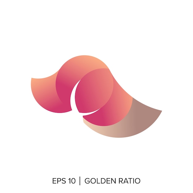 Vector dog golden ratio template dog golden ratio element