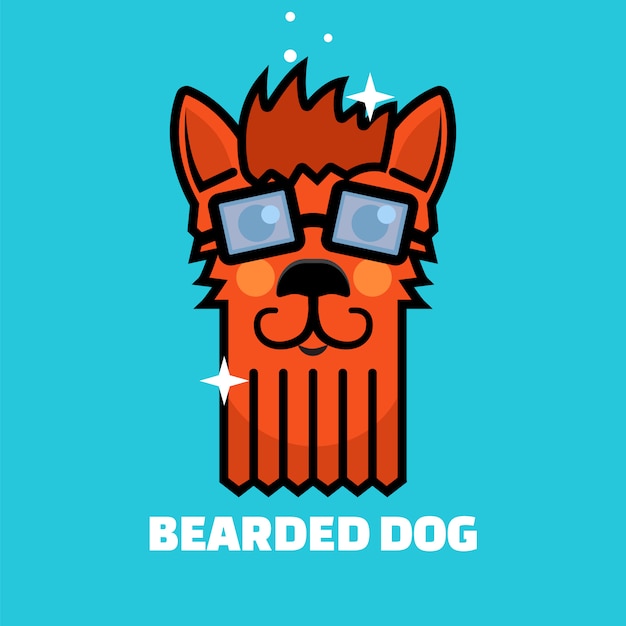 Dog grooming logo