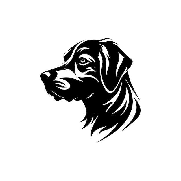 Dog Head Black Icon