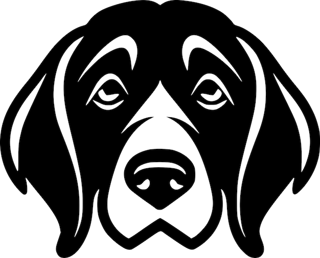 Vector dog high quality vector logo vector illustratie ideaal voor t-shirt grafiek