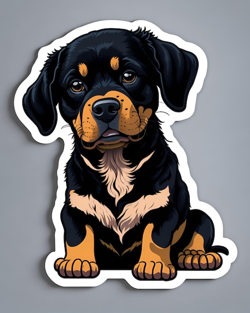 Vector dog illustration