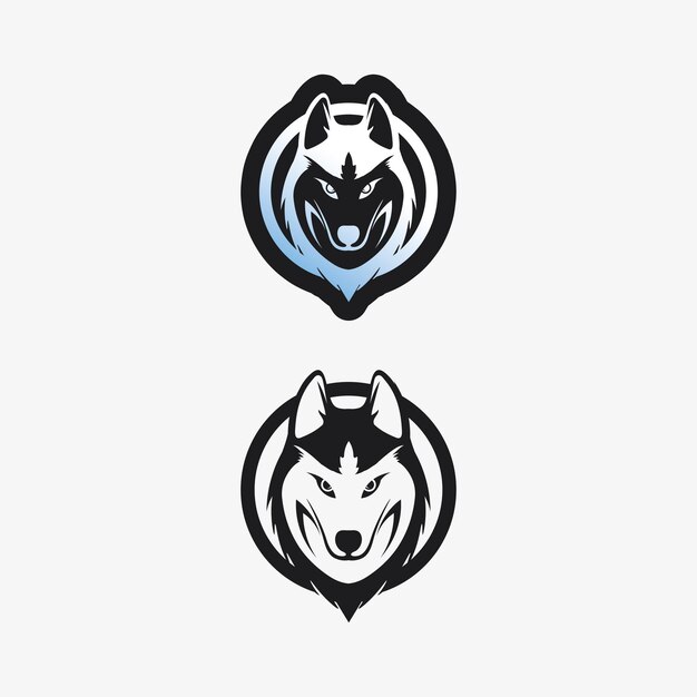 ベクトル 犬のロゴとアイコン動物ベクトル イラスト デザイン グラフィック