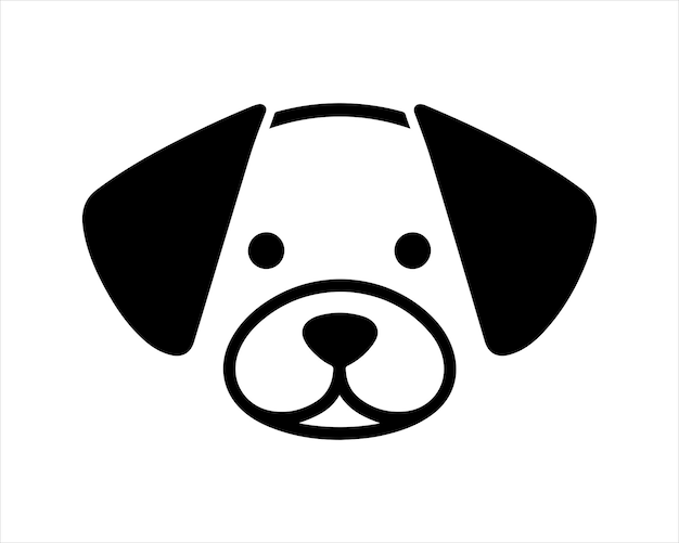 개 디자인 터 아이콘 기호 터 템플릿