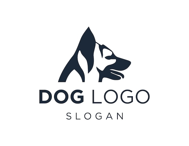 Design del logo del cane