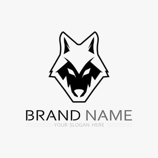 Dog logo and icon animal vector illustration design graphic