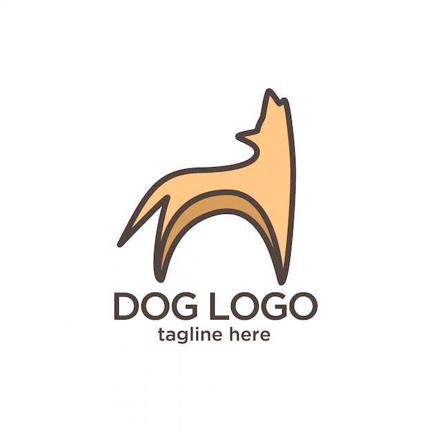 Vettore serie di logo del cane