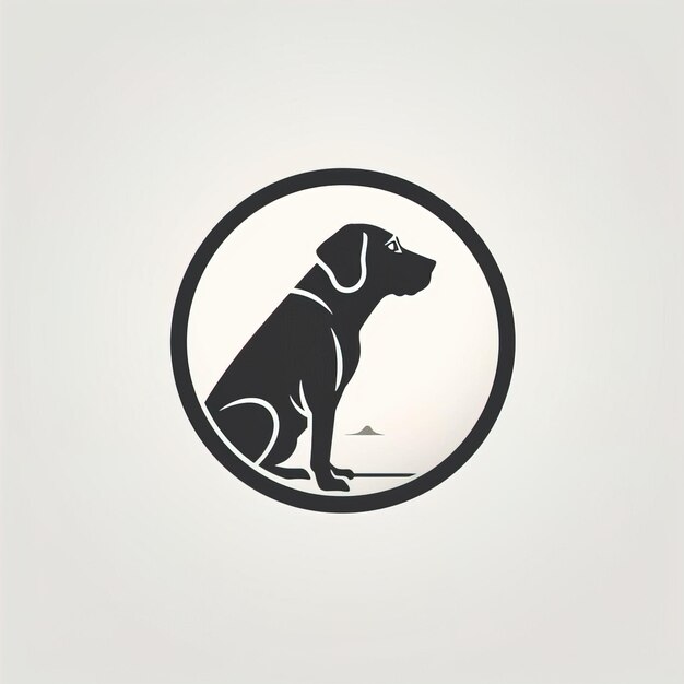 dog logo simple logominimalism