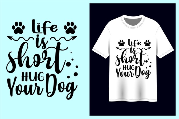 Amante del cane svg magliette design