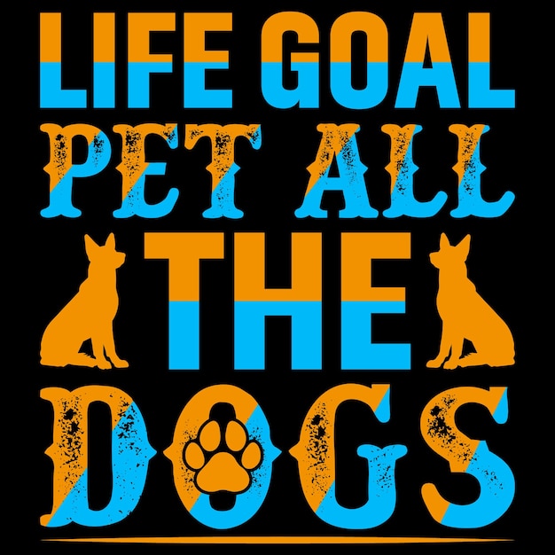 Dog lover vector and graphics T-shirt design