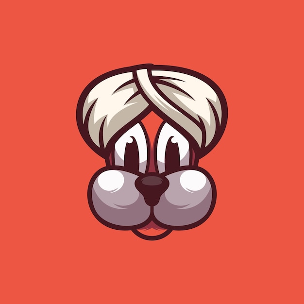 Vector dog mascot design