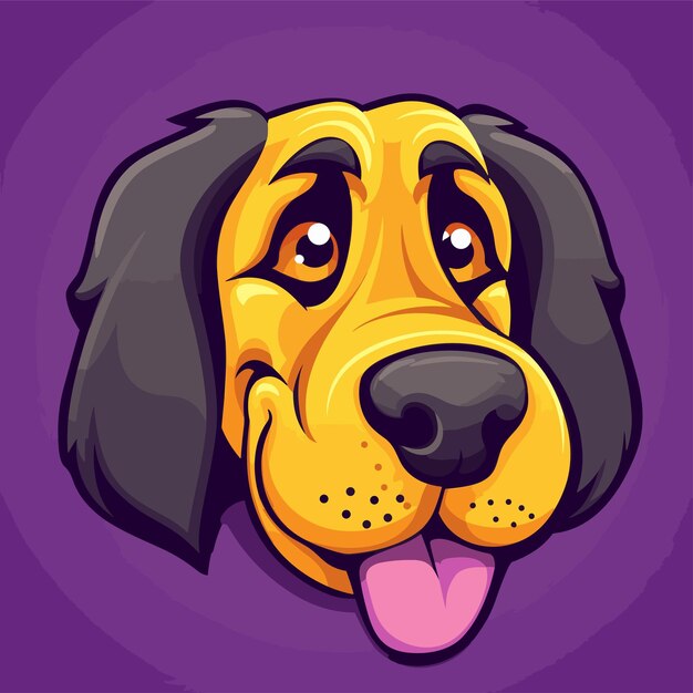 Dog mascot illustration