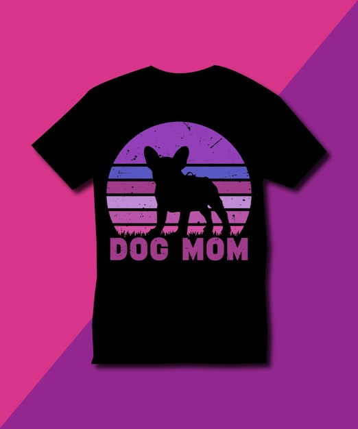 dog mom vector t shirt design