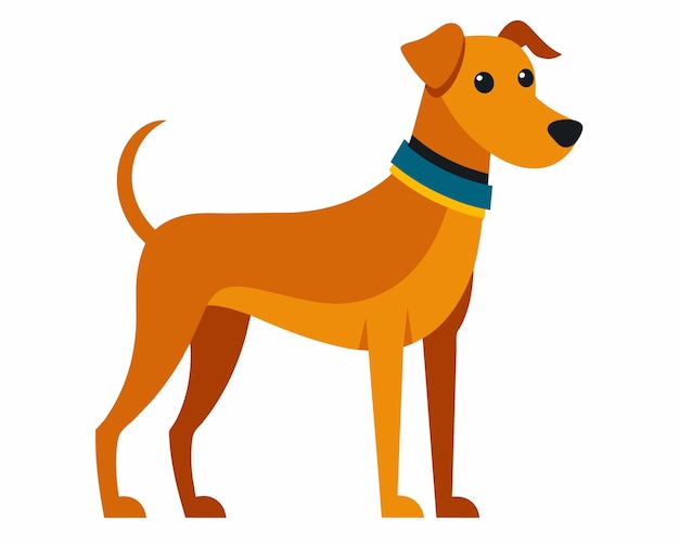 Вектор Собачка щенка щенка векторная иллюстрация мультфильм довольно милая идеальная красивая удивительная собачка