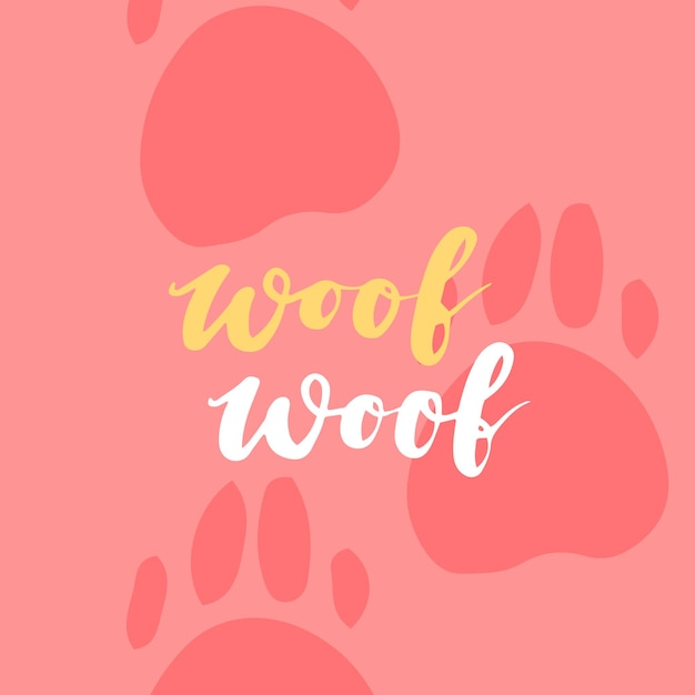 Poster colorato con frase del cane citazioni ispiratrici sui cani frasi scritte a mano sull'adozione del cane adotta un cane dicendo sui cani