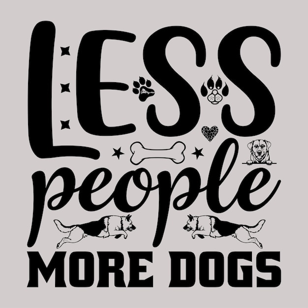 Dog Quotes SVG Design