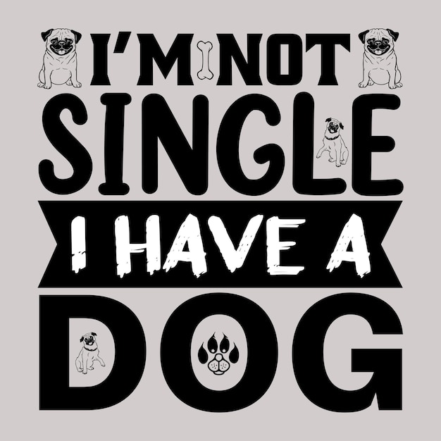 Dog Quotes SVG Design