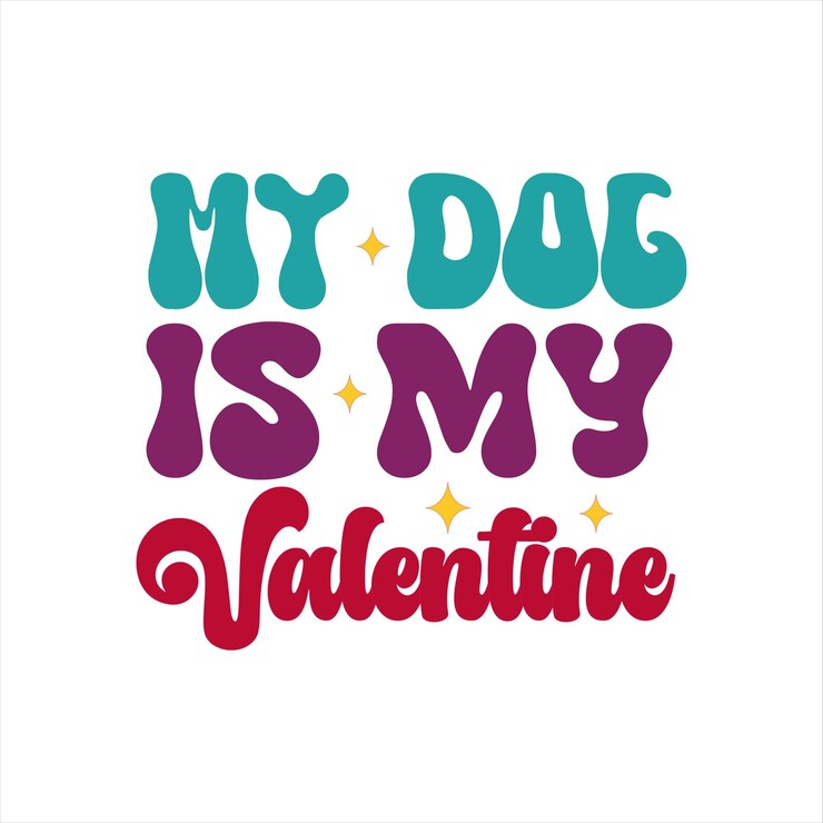 Vector dog retro bundle design