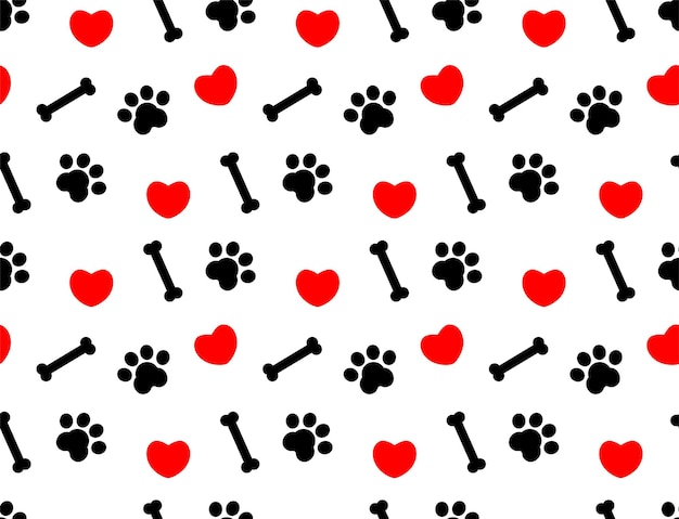 Dog seamless pattern background design for pillow print fashion clothing fabric gift wrap Vector