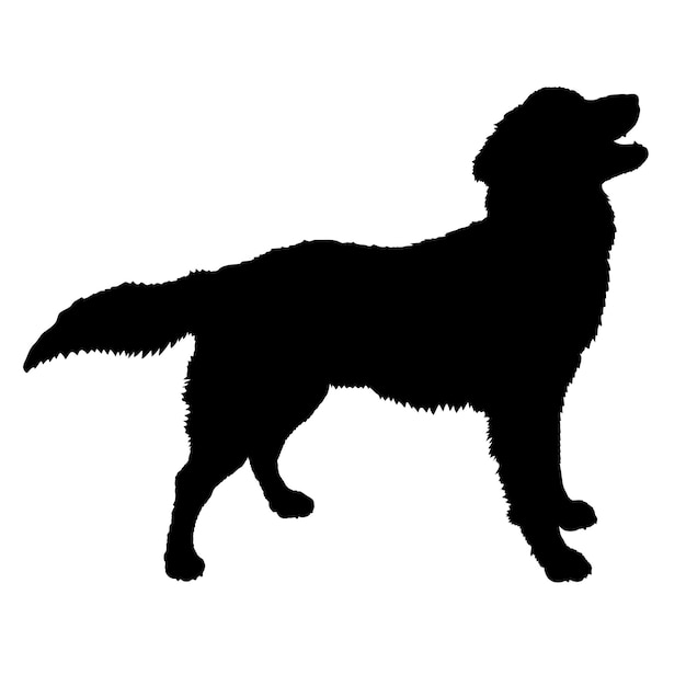 Dog silhouette dog breeds logo dog monogram dog face nova scotia duck tolling retriever