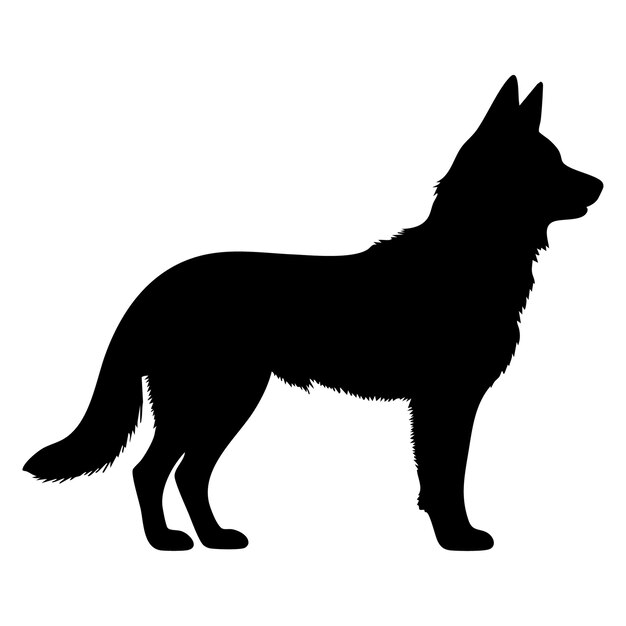 dog silhouette