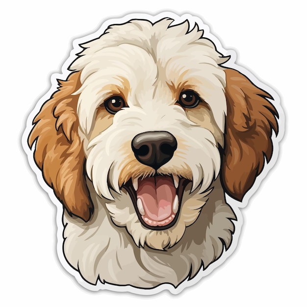 dog sticker design