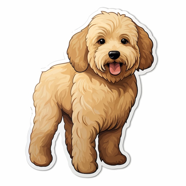 dog sticker design