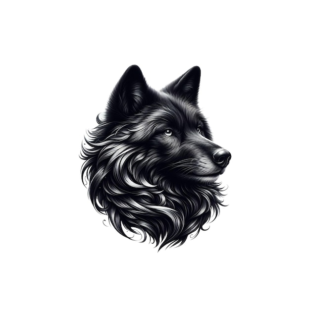 Vector dog sticker icon image