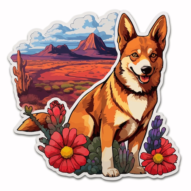 dog sticker