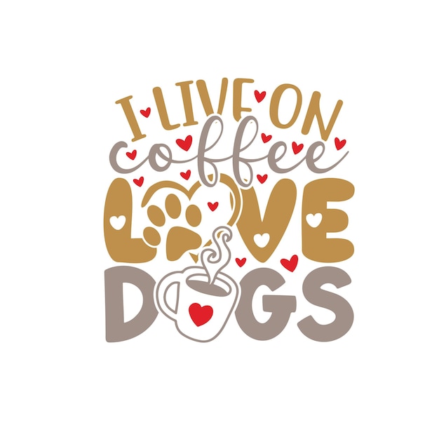 Vector dog svg design