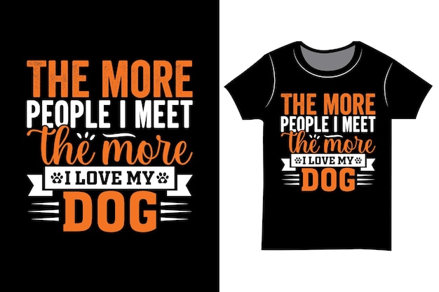 Dog svg gift t-shirt design and dog vector.