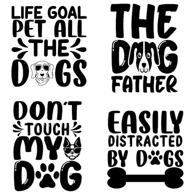 Dog Svg Quotes Typography Design