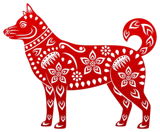 Dog, symbol of chinese new year