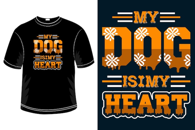 Dog t shirt design dog modern typography shirt design