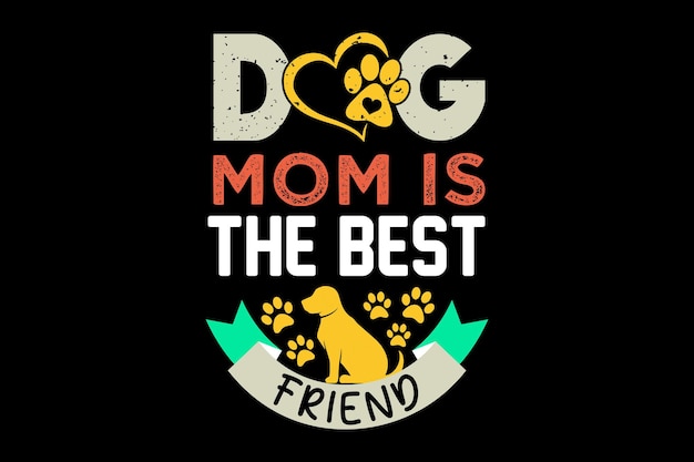 Dog t-shirt design and dog vector