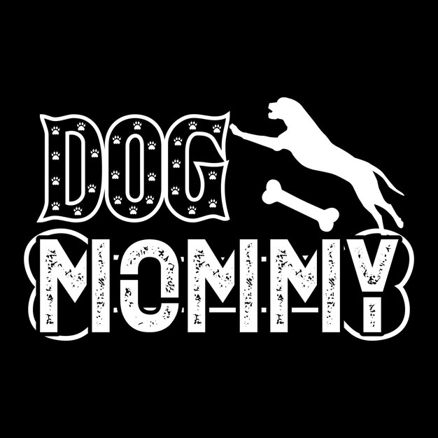 Dog t-shirt design vector template