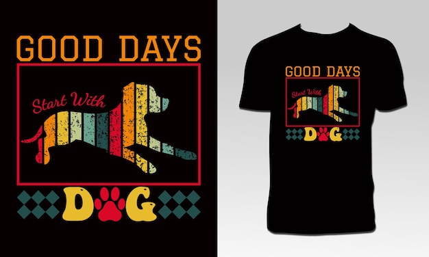 Dog t shirt design