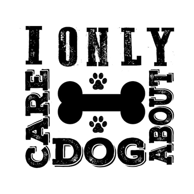 Dog t-shirt design